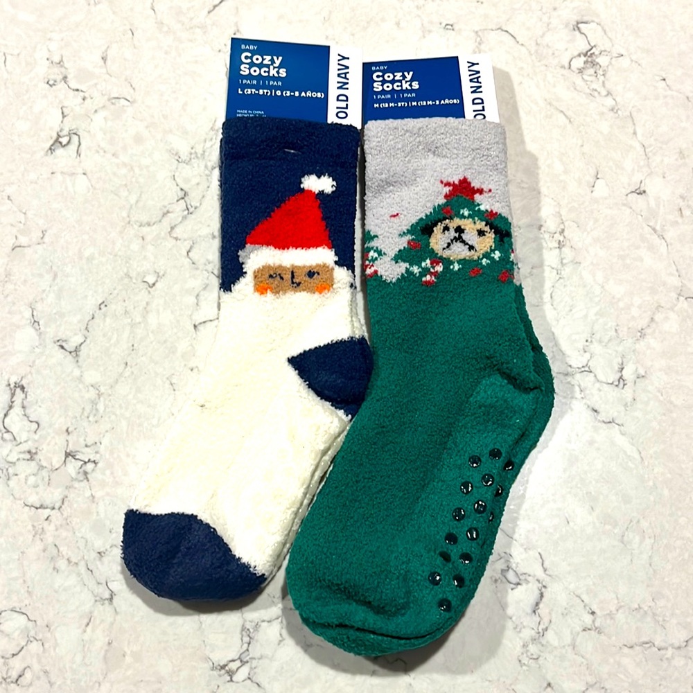 Kids Holiday Socks - Lot of 2